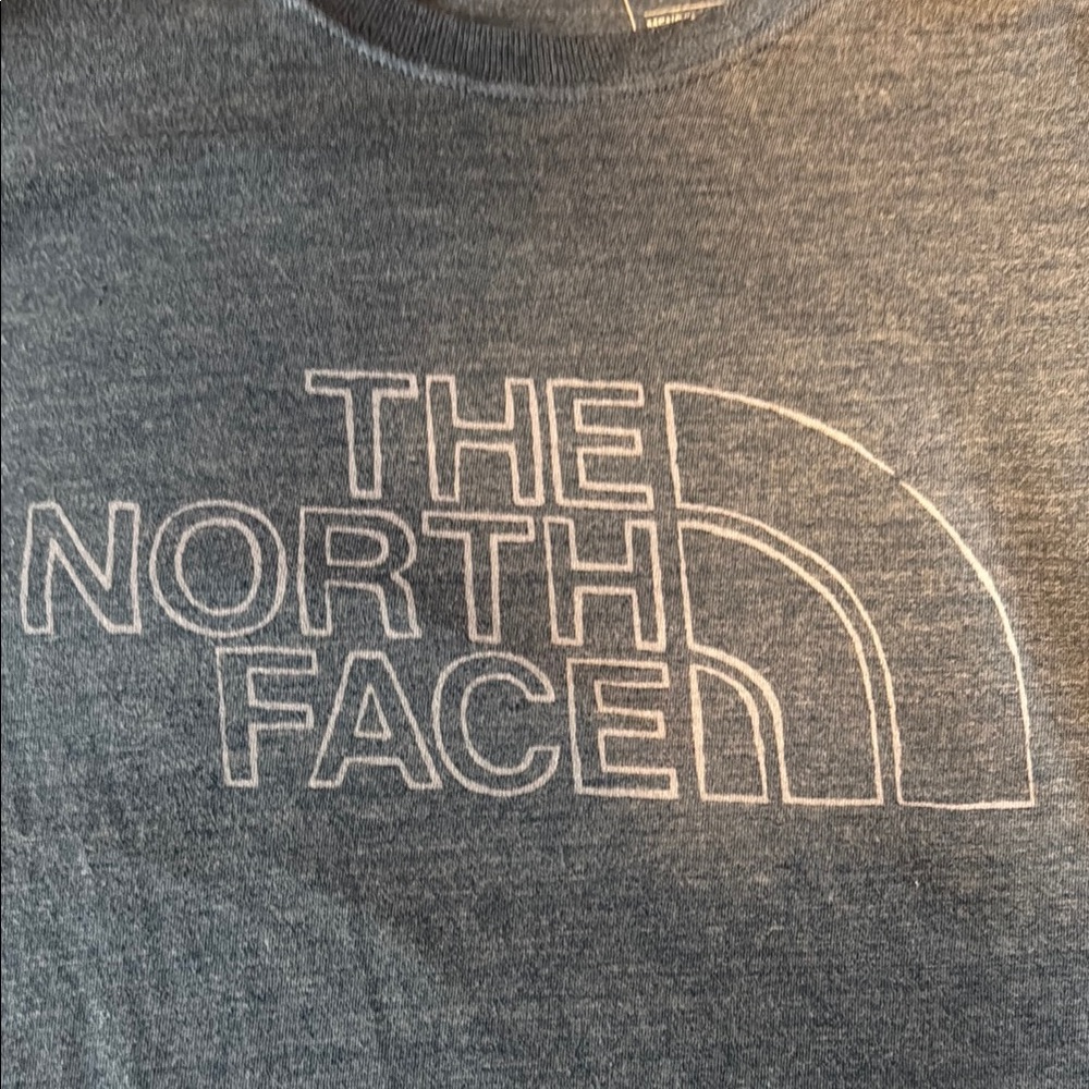 The North Face Blue Short Sleeve Tee Classic Comfort - Picture 3 of 4